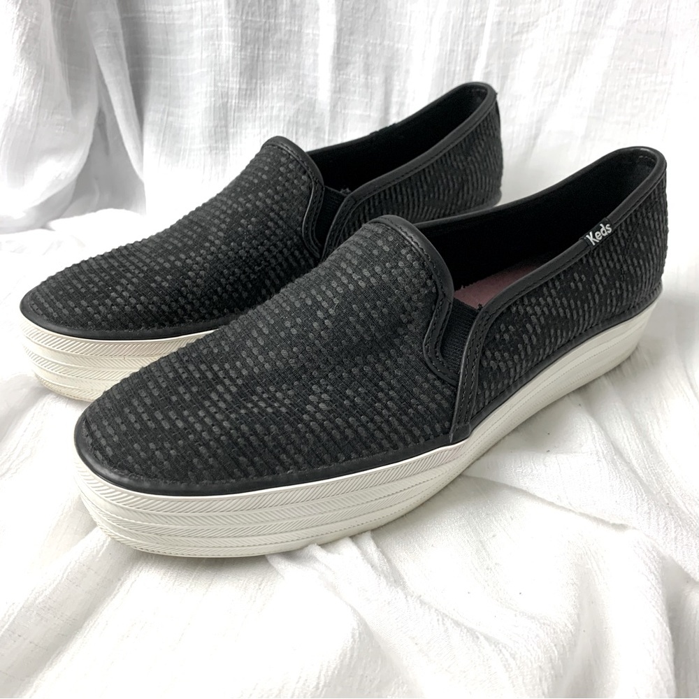 Keds Black Platform Sneakers